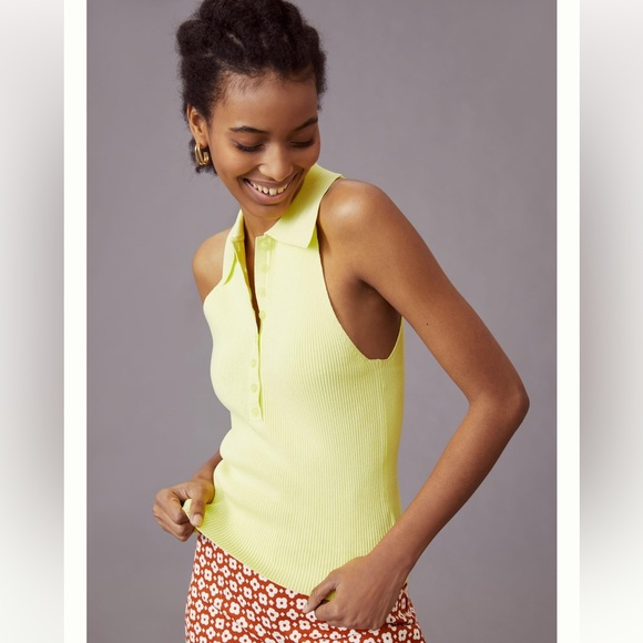 New Women’s 525 Knit Polo Tank By Anthropologie!!🔥🔥🔥 - Picture 3 of 15